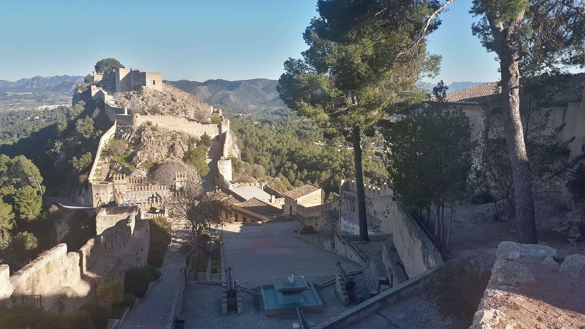 The castle ridge above Xàtiva