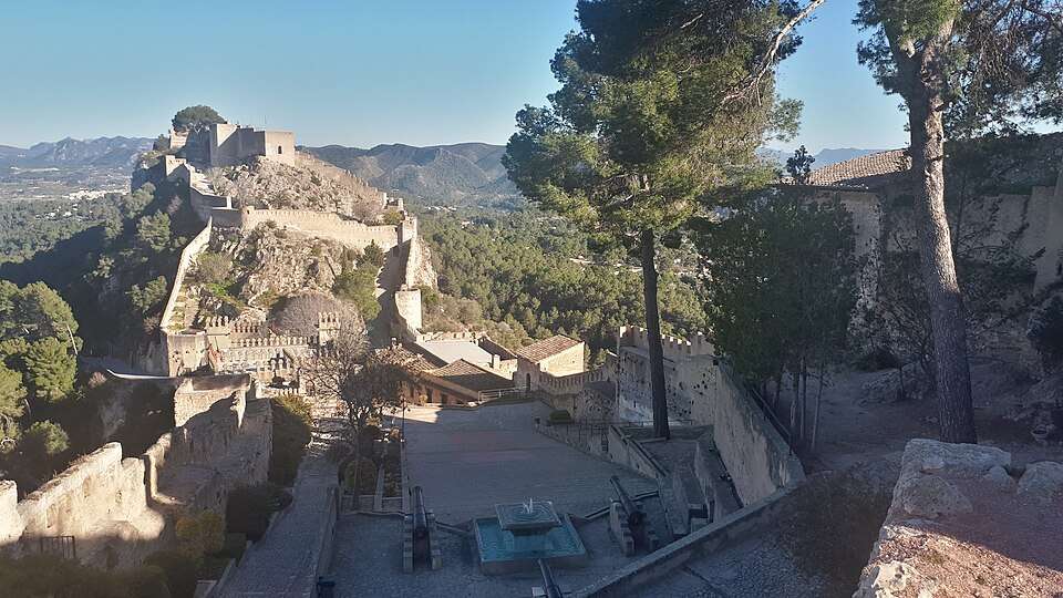 The castle ridge above Xàtiva
